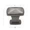 Gliderite Hardware 1-1/4 in. Pewter Square Cabinet Knob, 5PK 81091-BP-5 - alternate 3